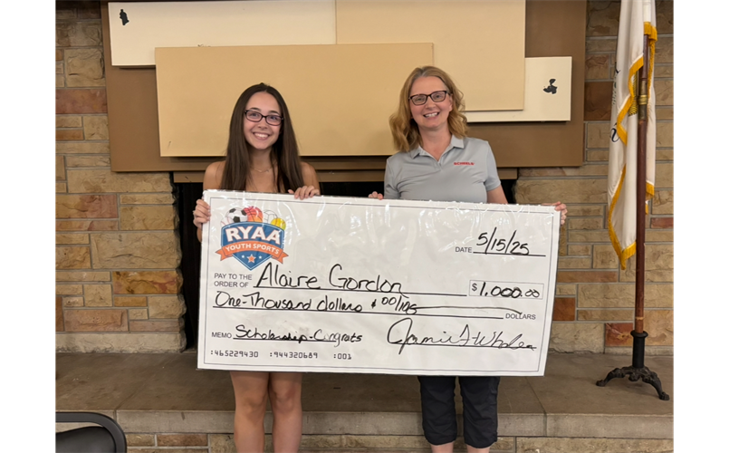 RYAA Scholarship Winner